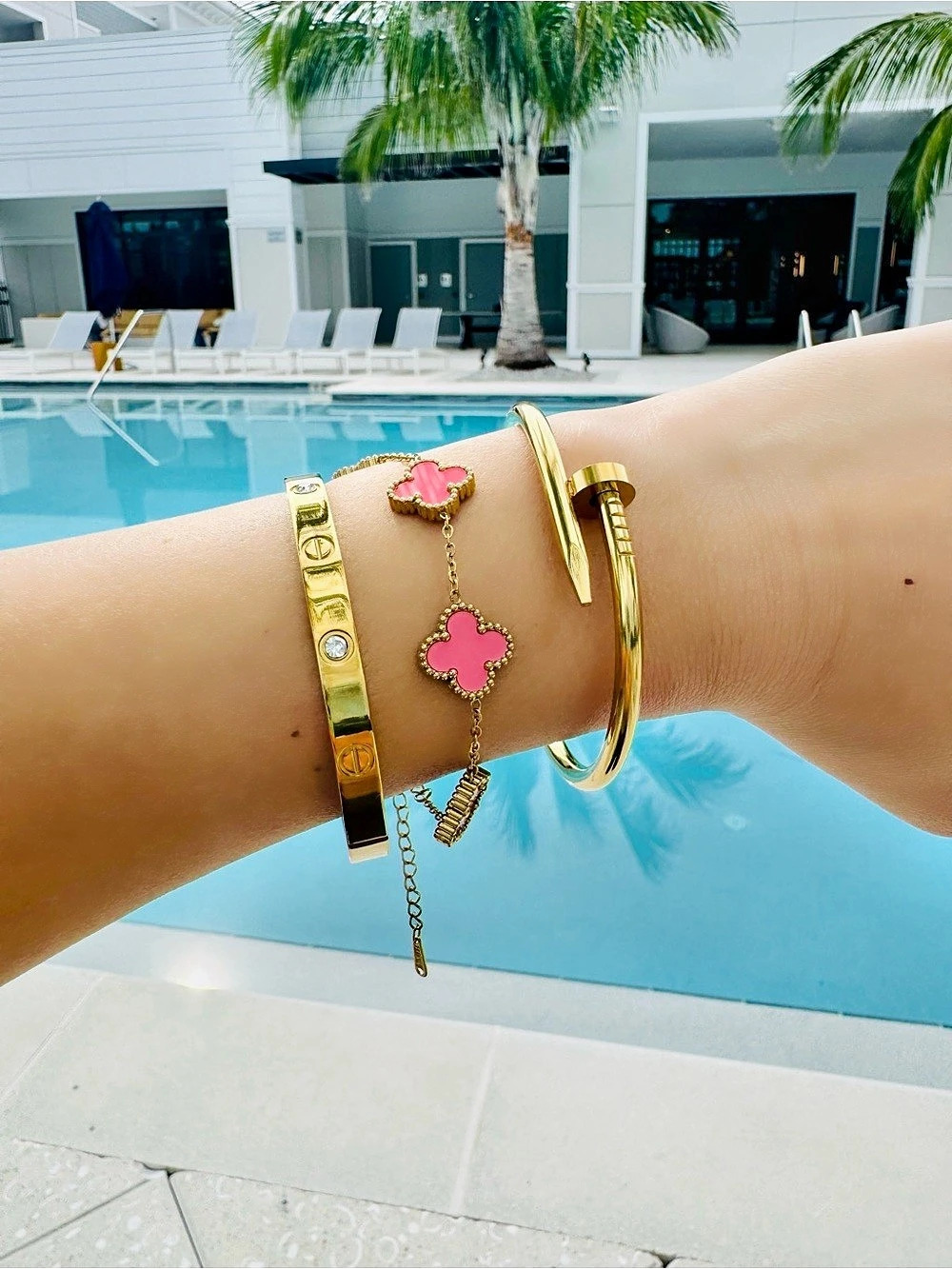 Gold Luxury Bracelet Stack